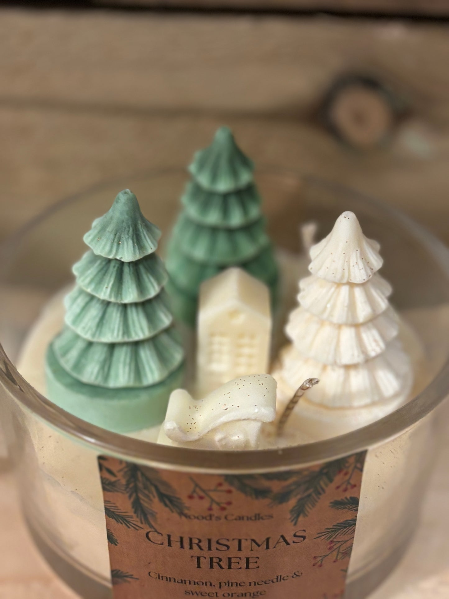 Winter Wonderland 3 wick Scented Soy Wax Candle 450g