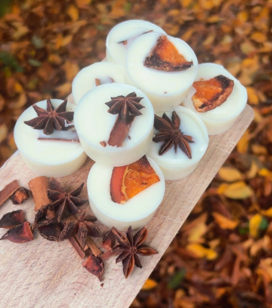 Christmas Tree Scented Wax Melts with Cinnamon Bark, Star Anise & Orange – Limited Edition