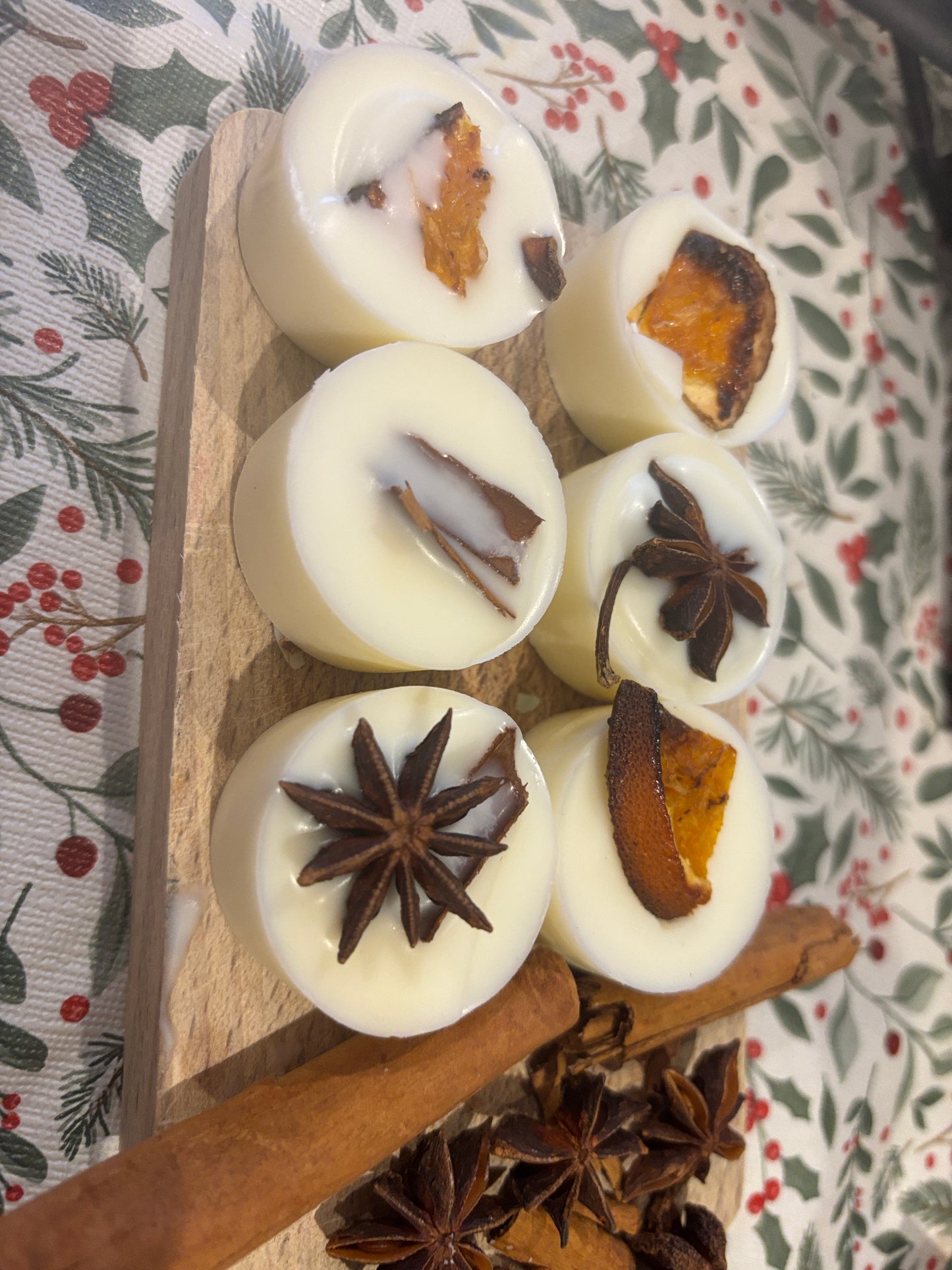 Christmas Tree Scented Wax Melts with Cinnamon Bark, Star Anise & Orange – Limited Edition