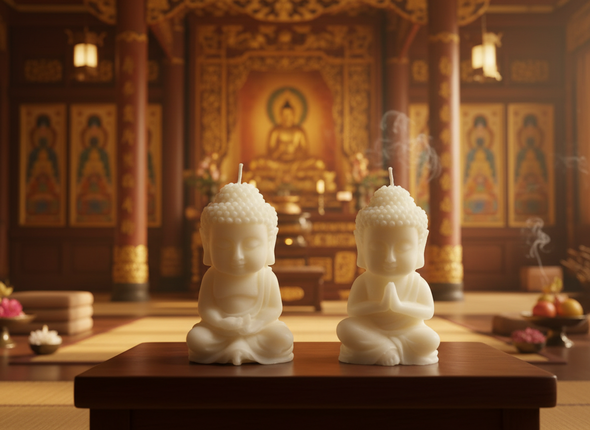 Buddha Candle Set