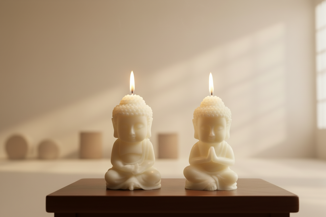 Buddha Candle Set
