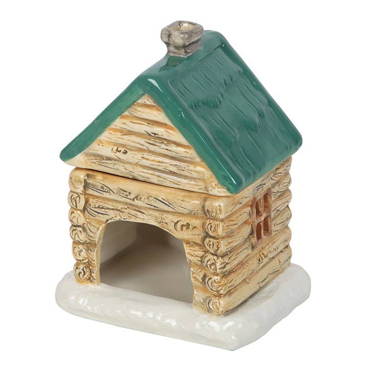 Winter Cabin Ski Chalet Oil or Wax Melt Burner