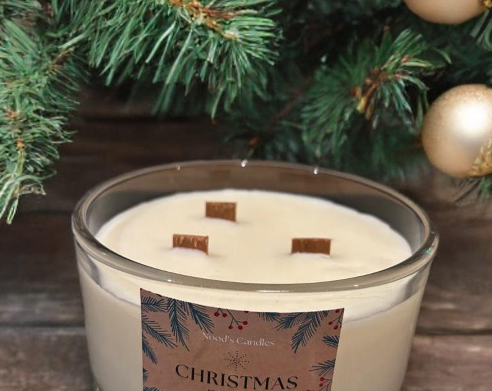 Large Limited edition Christmas Tree Scented Candle